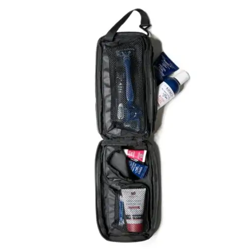 geantă cosmetică neagră pentru bărbați
