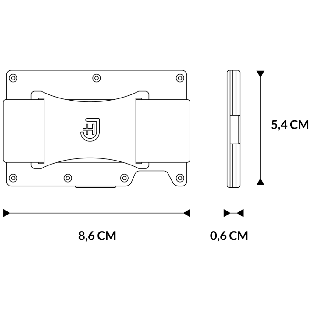dimensiunile portofelului din aluminiu