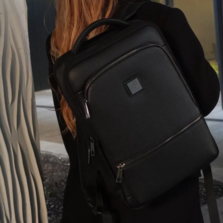 rucsac din piele de dama