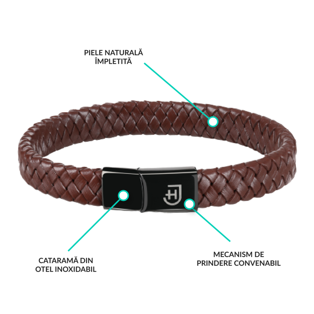 funcții Leather Bracelet