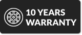 10 years warranty