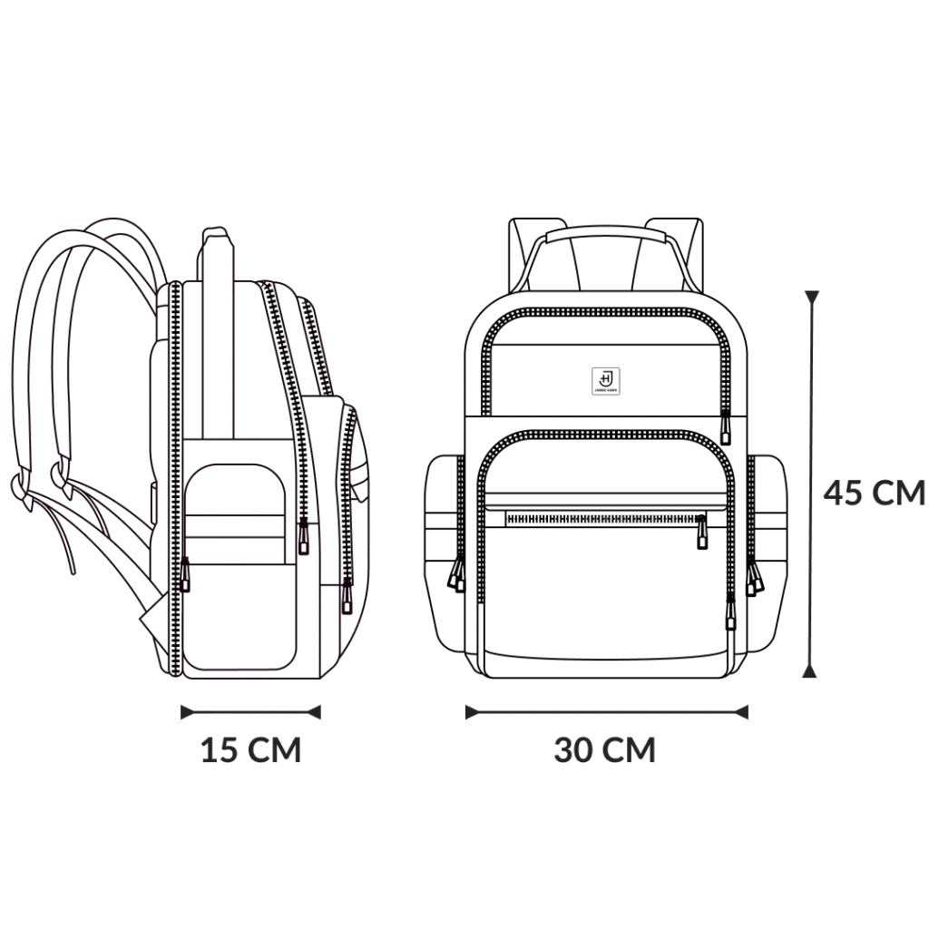 Urban Backpack - dimensiuni